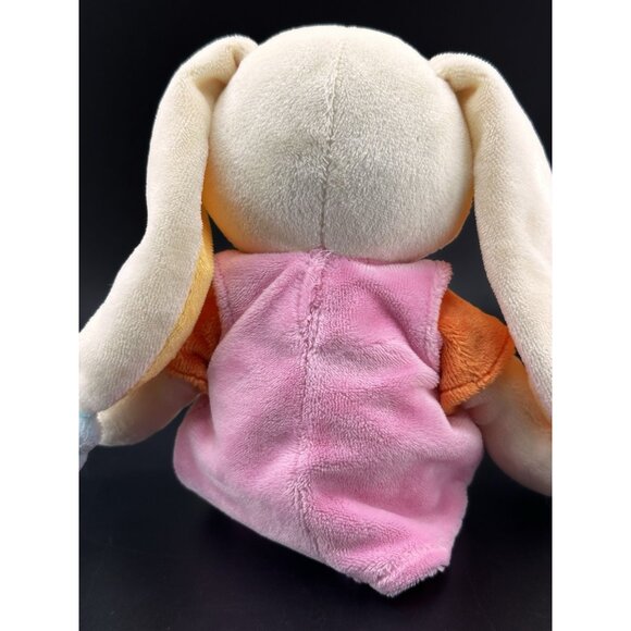 MOTS D'ENFANTS Soft Embroidered Bunny Rabbit Stuffed Animal Plush Made in France - Picture 6 of 15